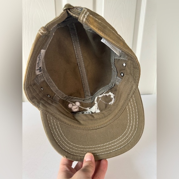 Disney Parks Steam Boat Willie Mickey Mouse Military Style Hat Adjustable Back - Picture 5 of 7